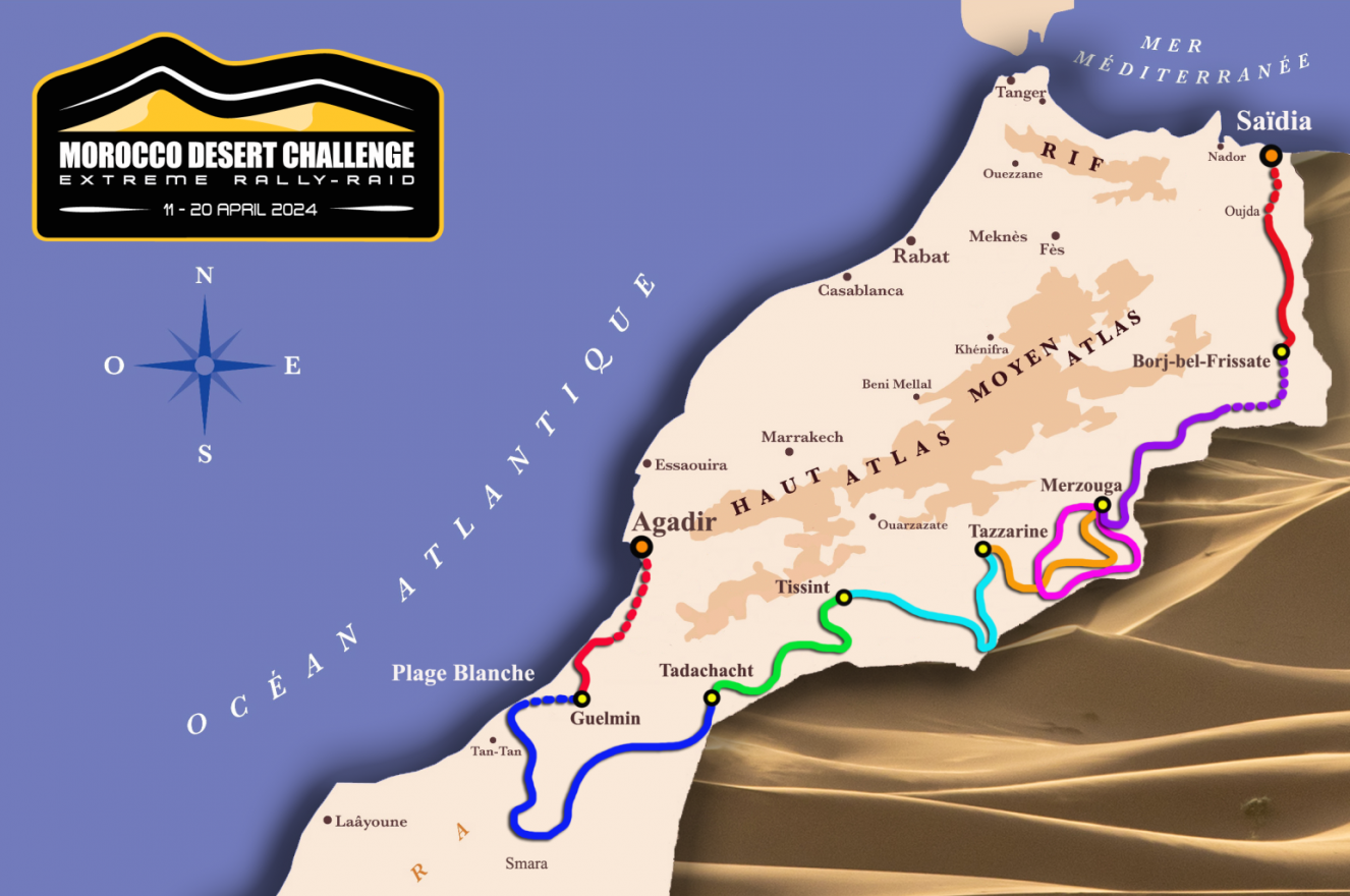 Route Morocco Desert Challenge 2024